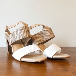 Beige Nude Sandal Heels